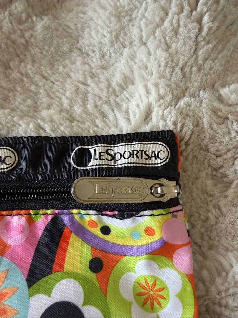 LeSportsac Multicolor Floral Zip Pouch
